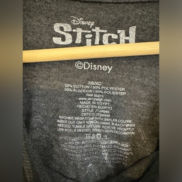Disney Stitch and Angel Gray Short Sleeve T-Shirt Size XS - Picture 10 of 10